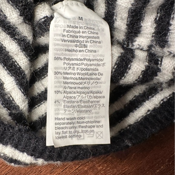Madewell Striped Merino & Alpaca Blend Crewneck Sweater - Picture 6 of 6